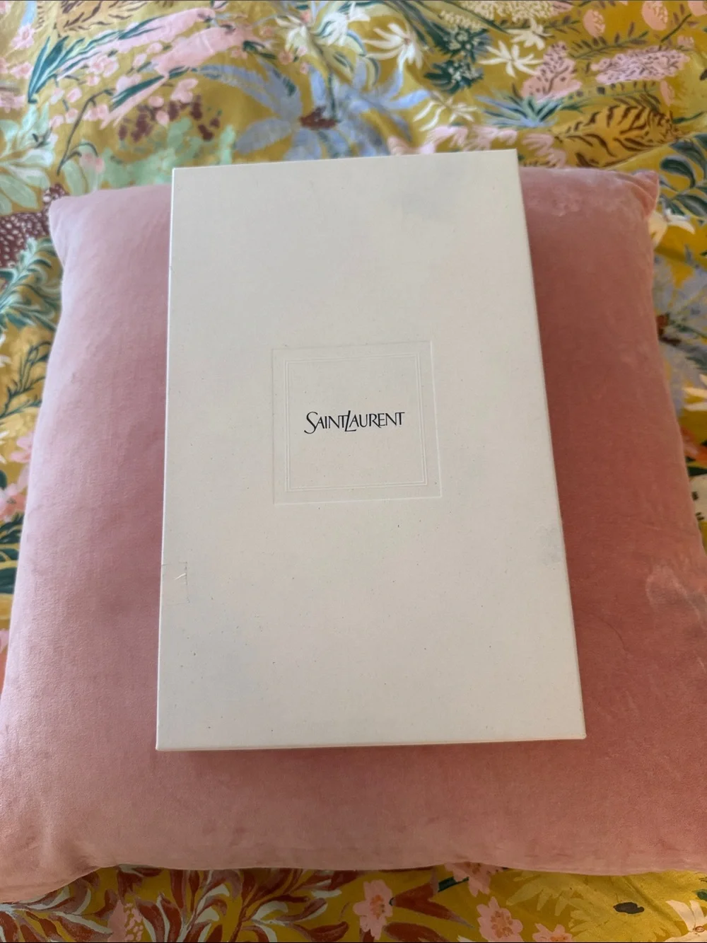 Yves Saint Laurent Taupe Clutch Bag New in Bag and Box